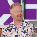 Jesse Tyler Ferguson’s blue floral shirt on The Talk