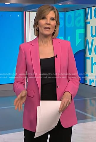 Kate’s pink blazer on NBC News Daily