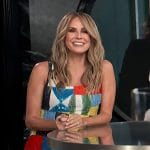 Keltie’s patchwork embellished mini dress on E! News