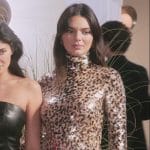 Kendall’s sequin spotted gown on The Kardashians