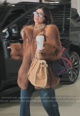 Kylie's fur coat on The Kardashians