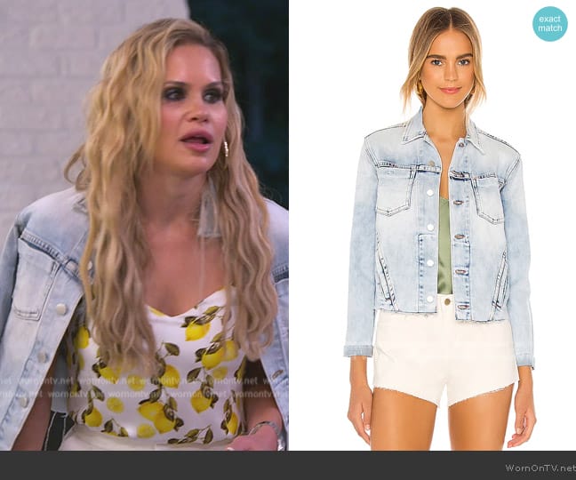 L'Agence Janelle Slim Jacket worn by Jackie Goldschneider on The Real Housewives of New Jersey