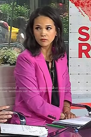 Laura's pink blazer on Today