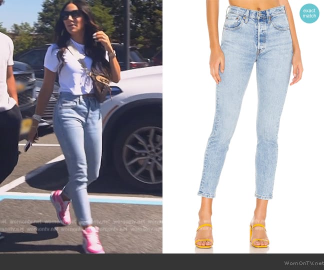 Levis 501 Skinny Jeans worn by Melissa Gorga on The Real Housewives of New Jersey