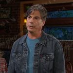 Lucas’s dark grey denim jacket on Days of our Lives