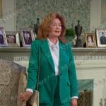 Maggie’s green blazer and pant suit on Days of our Lives