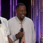 Martin Lawrence’s gray bomber jacket on The Kelly Clarkson Show