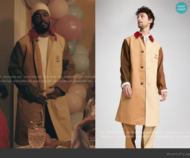 Marni Marni x Carhartt WIP Coat worn by Trig (Luke James) on The Chi