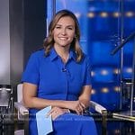 Mary’s blue belted shirtdress on Good Morning America