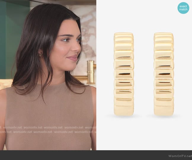 Mega Speedy Earrings worn by Kendall Jenner (Kendall Jenner) on The Kardashians