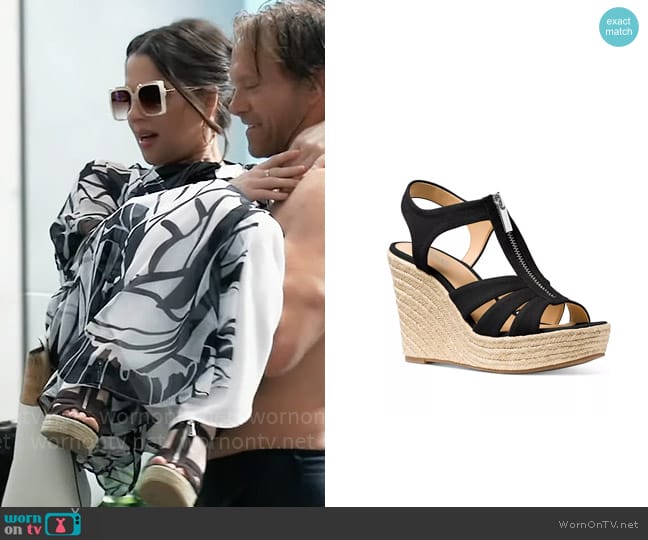 MICHAEL Michael Kors Berkley Wedge worn by Sam McCall (Kelly Monaco) on General Hospital