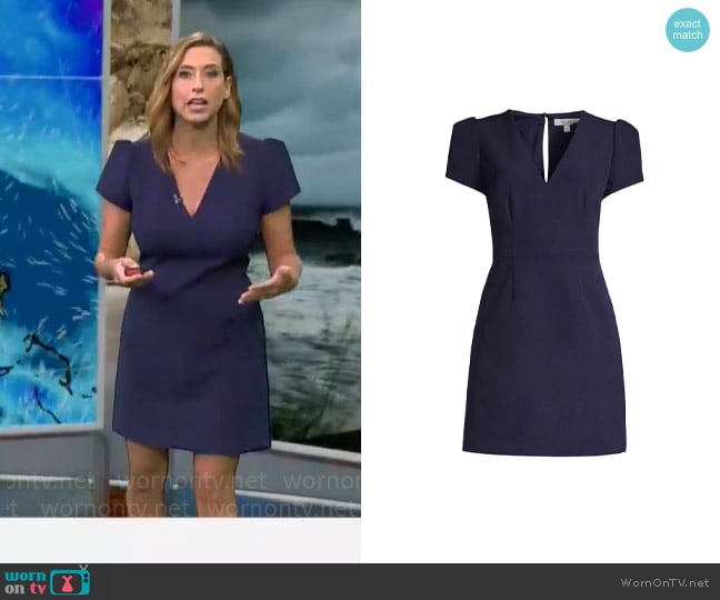 Milly Cady Minidress worn by Stephanie Abrams on CBS Mornings