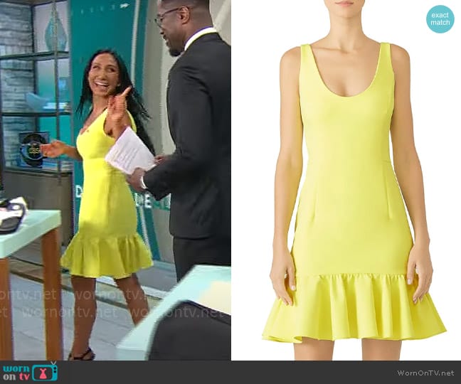 Milly Geneva Dress worn by Elizabeth Werner on CBS Mornings