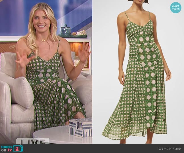 Misa Los Angeles Mila Dress worn by Amanda Kloots on The Talk