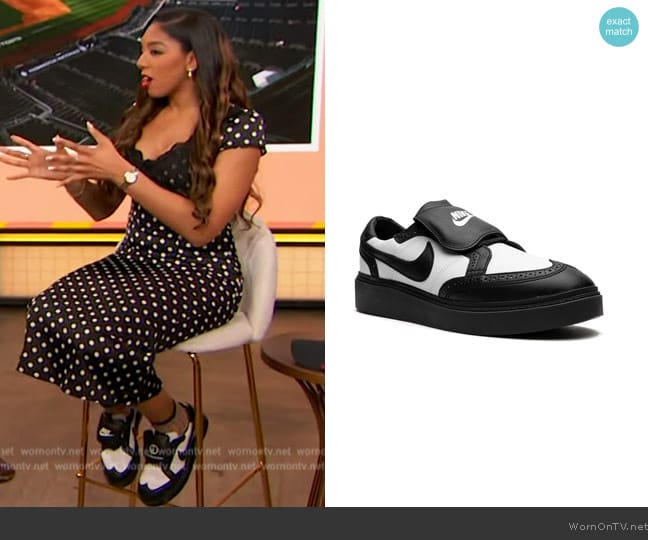 Nike X G-Dragon Kwondo 1 Panda sneakers worn by Britt Water on The Drew Barrymore Show