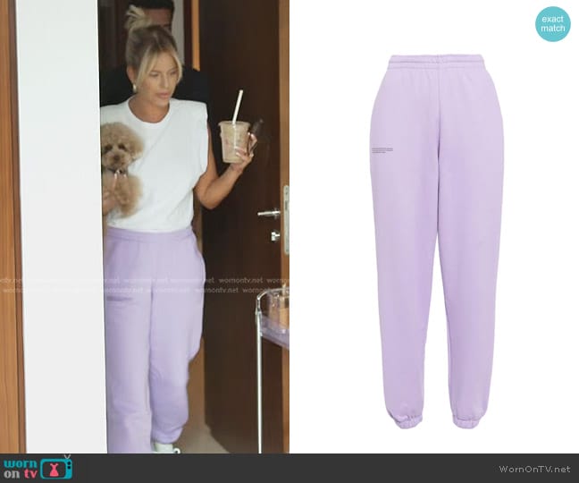 Pangaia 365 Midweight Track Pants worn by Caroline Stanbury (Caroline Stanbury) on The Real Housewives of Dubai