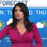 Maria’s pink wrap dress on Today