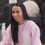 Rachel’s pink mama graphic sweatshirt on The Real Housewives of New Jersey