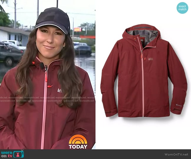 REI Co-Op XeroDry GTX Jacket worn by Marissa Parra on Today