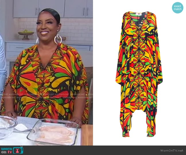 Sai Sankoh Iva Goddess Kaftan worn by Melba Wilson on Good Morning America