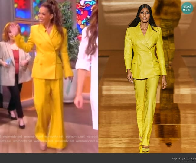 Sergio Hudson 2021 Fall Collection worn by Sunny Hostin on The View