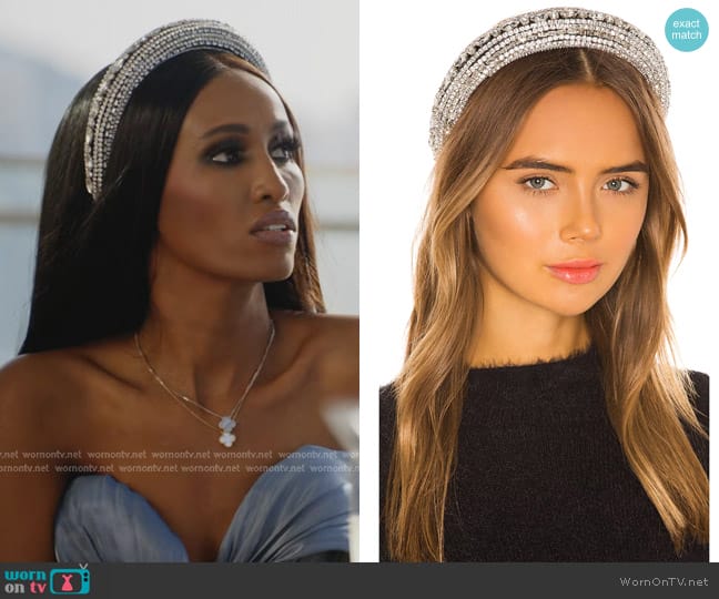 Shashi Empress Headband worn by Chanel Ayan (Chanel Ayan) on The Real Housewives of Dubai