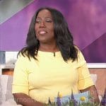 Sheryl’s yellow top on The Talk