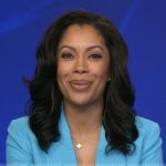 Shirleen’s blue double breasted blazer on Good Morning America