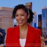 Shirleen’s red blazer on Good Morning America