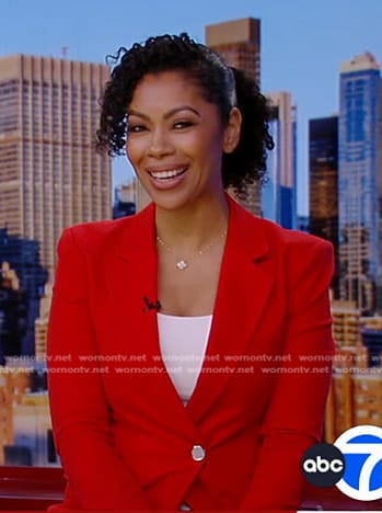 Shirleen's red blazer on Good Morning America