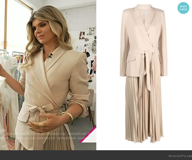 Simkhai Ambretta blazer-style midi dress worn by Carson Love on Today