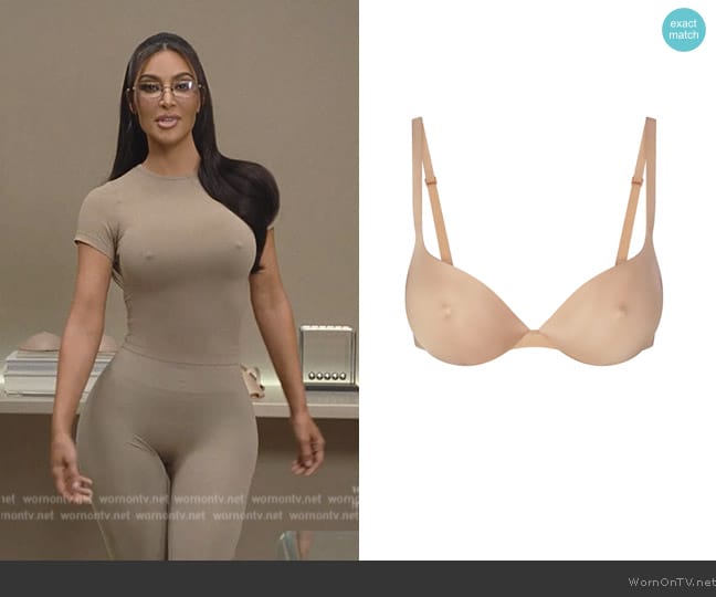 Skims Nipple Push-Up Bra worn by Kim Kardashian (Kim Kardashian) on The Kardashians