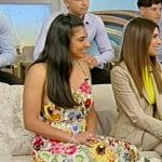 Sofia Valastro’s floral print dress on Tamron Hall Show