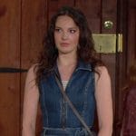 Tessa’s denim jumpsuit on The Young and the Restless