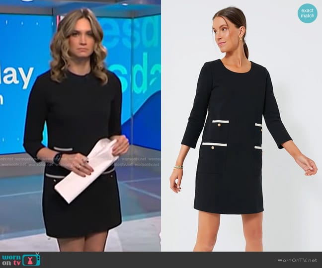 Tuckernuck Francoise Mod Mini Dress worn by Ellison Barber on NBC News Daily