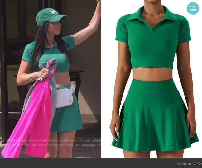 ABOCIW 2 Piece Tennis Dress worn by  on The Real Housewives of New Jersey