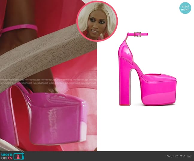 Valentino Garavani Discobox 180mm Platform Pumps worn by Chanel Ayan (Chanel Ayan) on The Real Housewives of Dubai