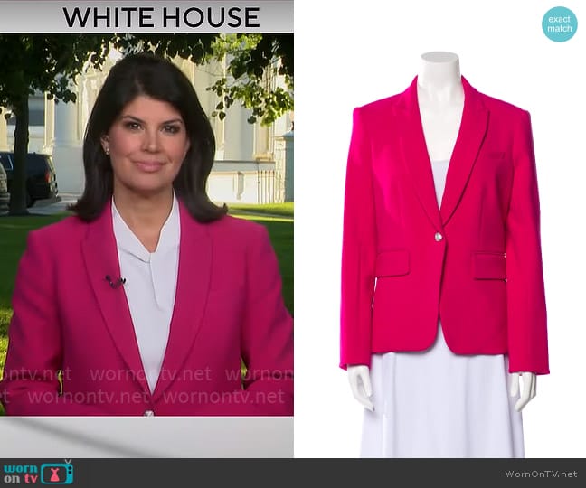 Veronica Beard Blazer worn by Natalie Brand on CBS Mornings