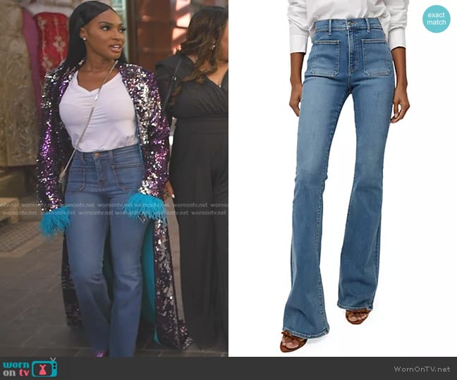 WornOnTV: Lesa’s patch pocket jeans on The Real Housewives of Dubai ...