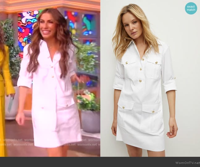 Veronica Beard Saude Long Sleeve Cargo Shirtdress worn by Alyssa Farah Griffin on The View