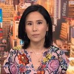 Vicky’s pink floral top on NBC News Daily