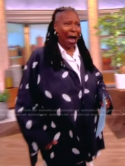 Whoopi’s printed jacket on The View