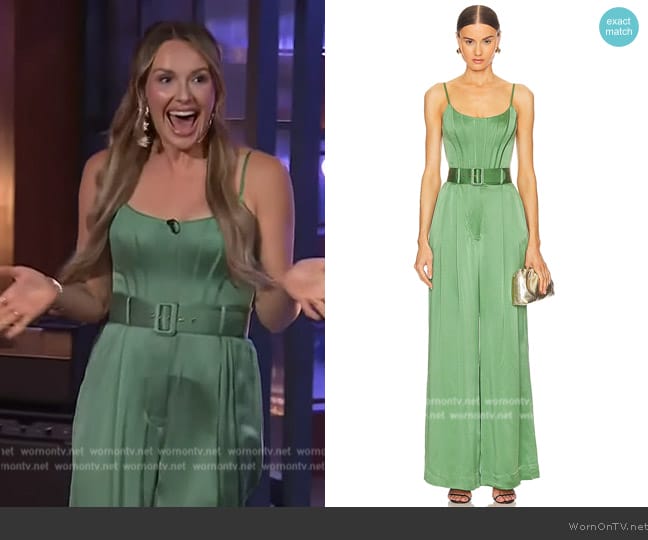 Zimmermann Corset Top worn by Carly Pearce on The Kelly Clarkson Show