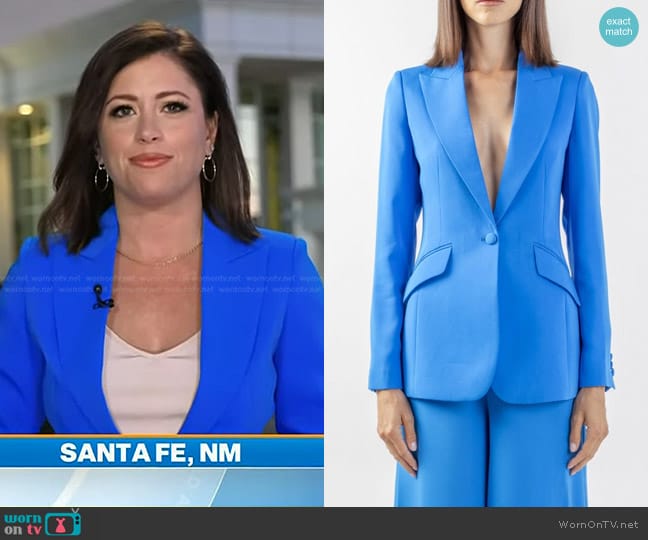 831 Minhle Revel Blazer  in Blue worn by Chloe Melas on Today