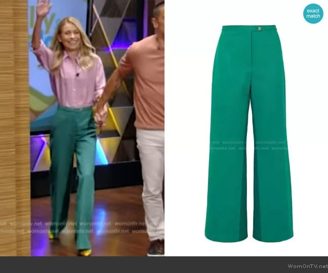 Acne Studios Tyrah Pants worn by Kelly Ripa on Live with Kelly and Mark