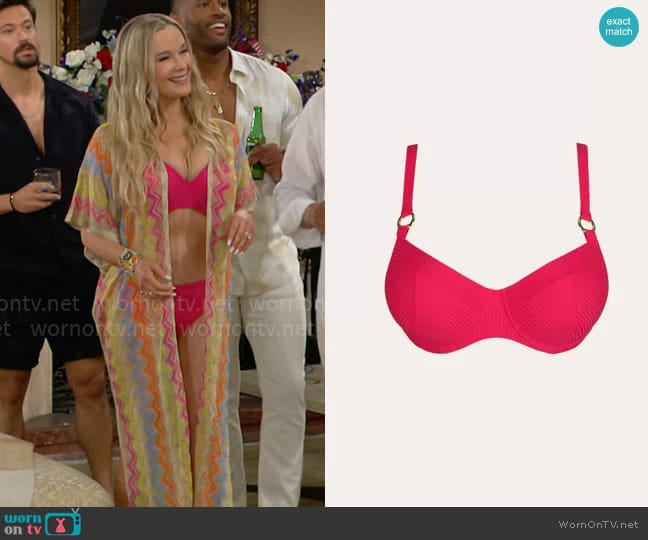 Affair Lingerie Sahara Balcony Bikini Top worn by Donna Logan (Jennifer Gareis) on The Bold and the Beautiful