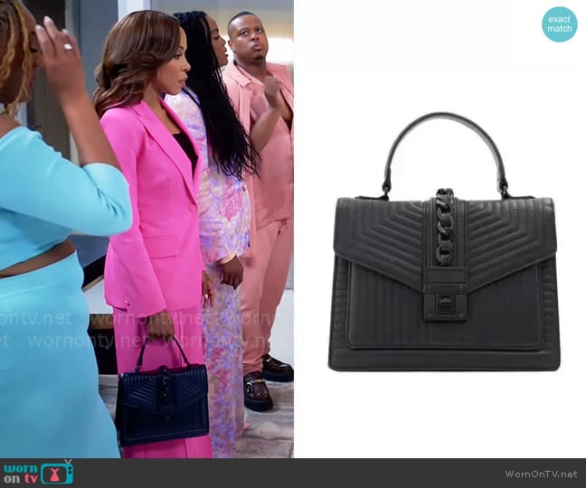 Aldo Jerilini Satchel worn by Andrea Barnes (Kj Smith) on Tyler Perrys Sistas