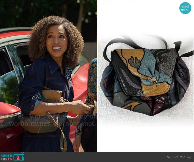 Alentino Vintage Patchwork Bag worn by Paige Alexander (Kerry Washington) on UnPrisoned