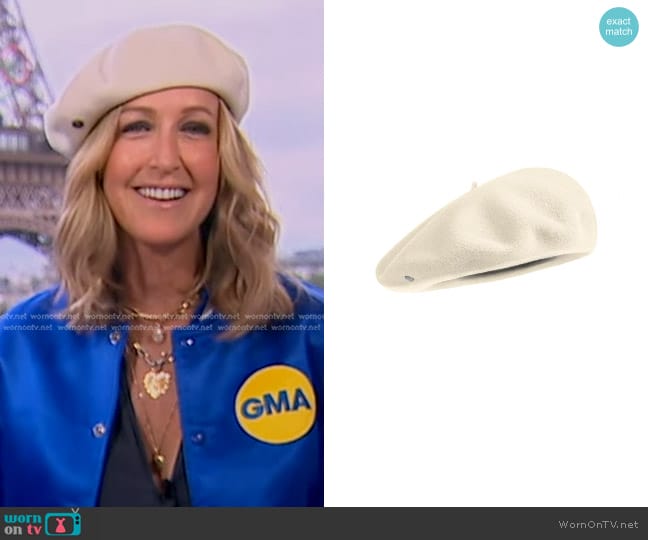 Laulhère Béret Authentique in Natural worn by Lara Spencer on Good Morning America