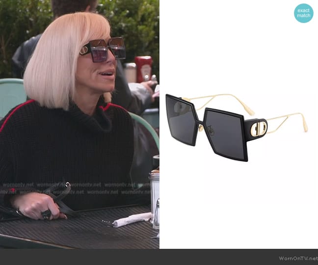 Dior 30 Montaigne Sunglasses worn by Margaret Josephs on The Real Housewives of New Jersey